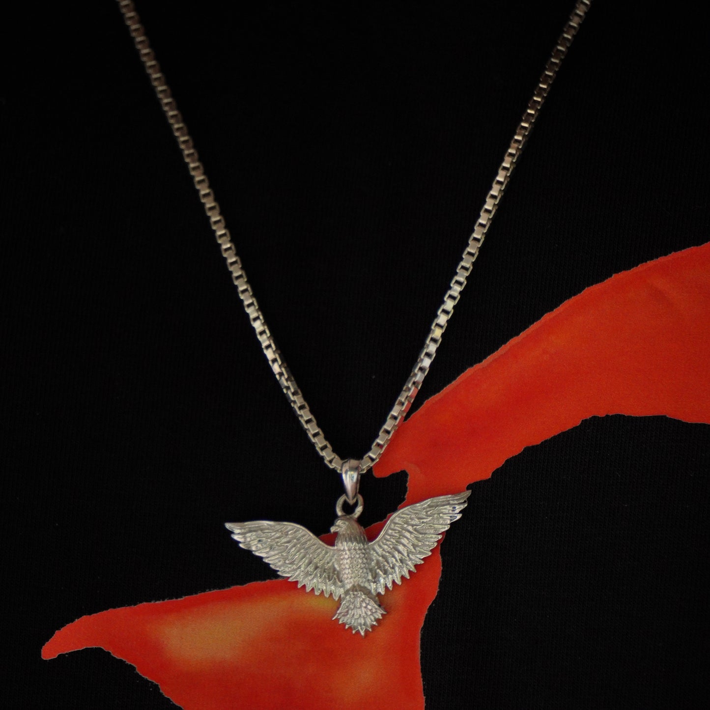 Roohan 925 Sterling Silver Eagle Pendant