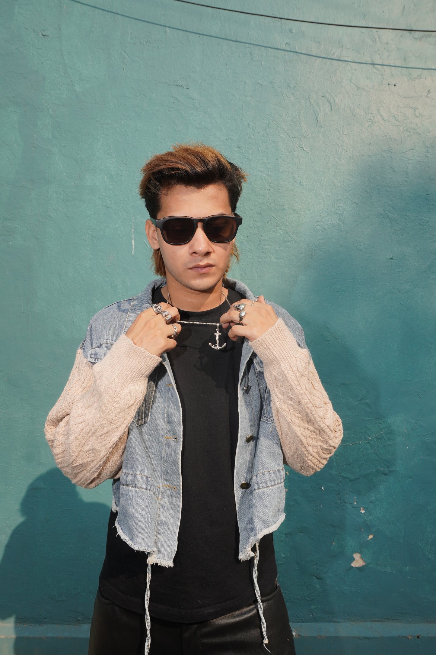 Roohan 925 Sterling Silver Anchor Pendant