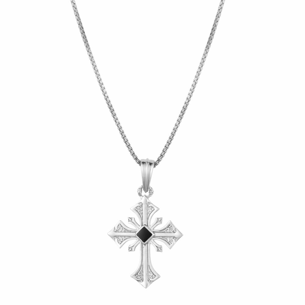 Roohan 925 Sterling Silver Blessed Holy Cross Pendant 2.0