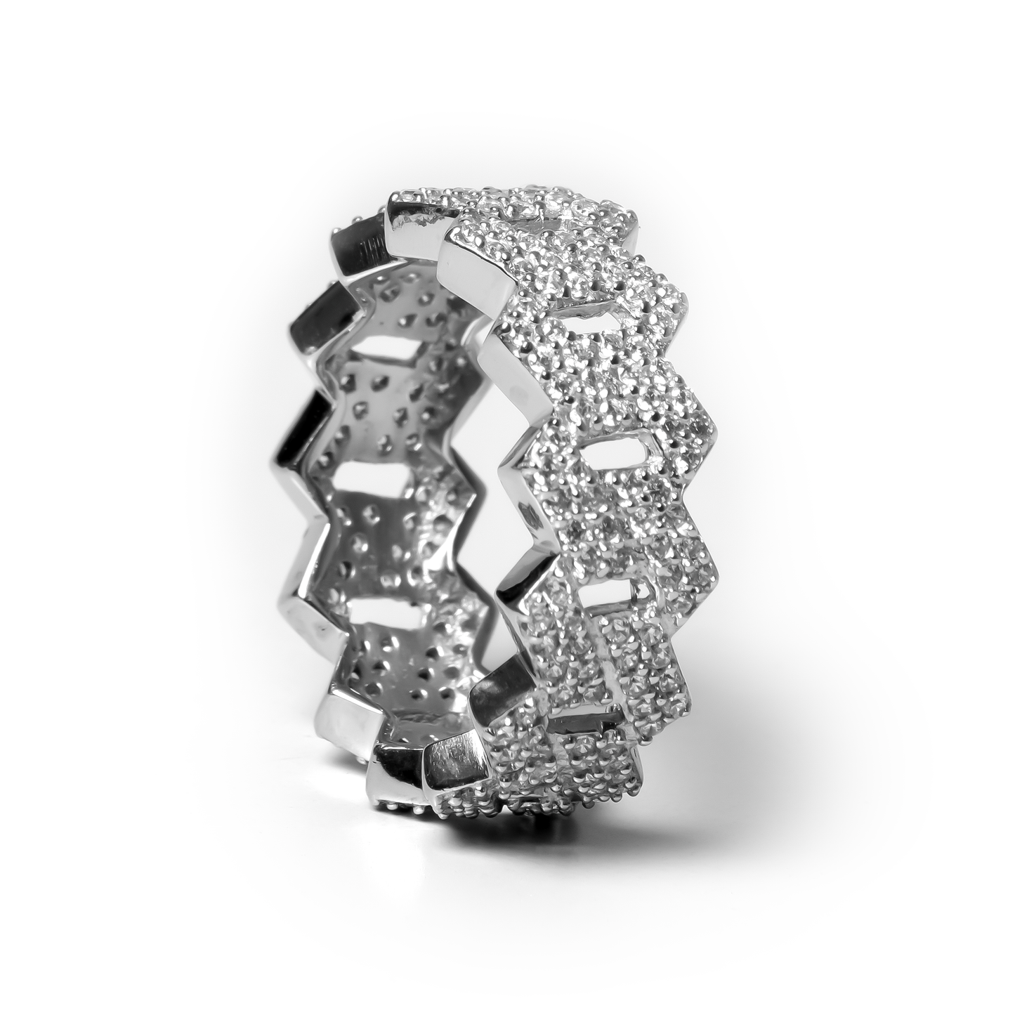 Roohan Iced Out Cuban Ring