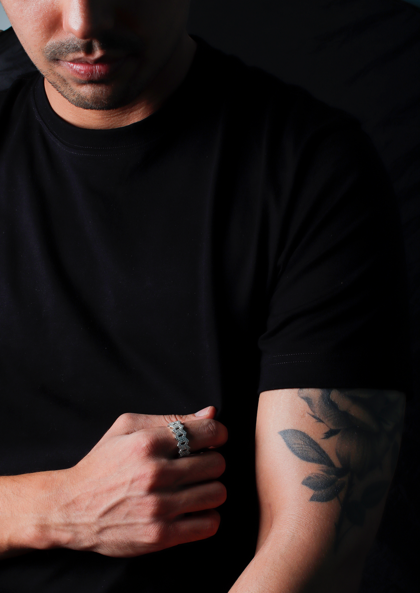 Roohan Iced Out Cuban Ring