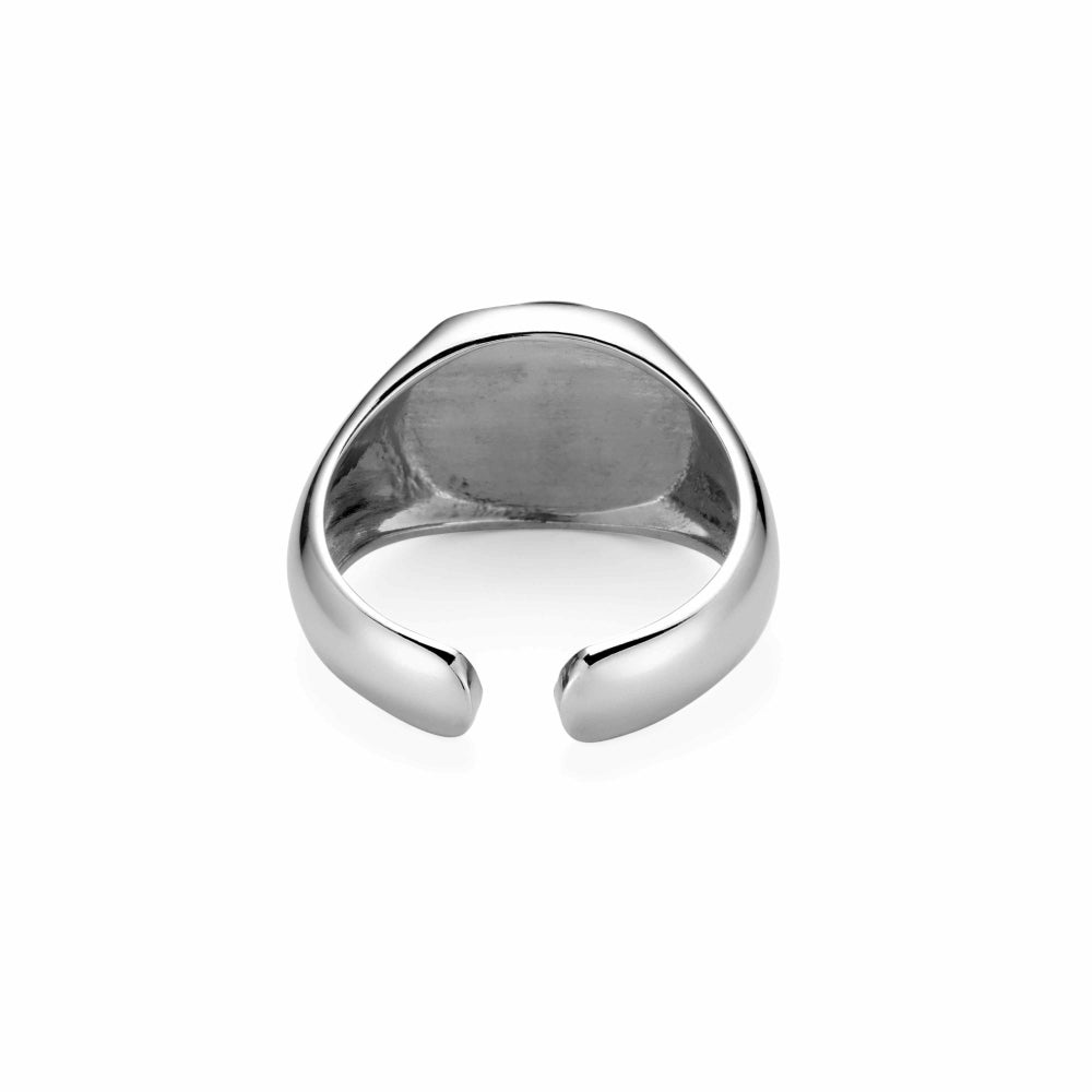 Roohan 925 Sterling Silver Thunder Bolt Ring