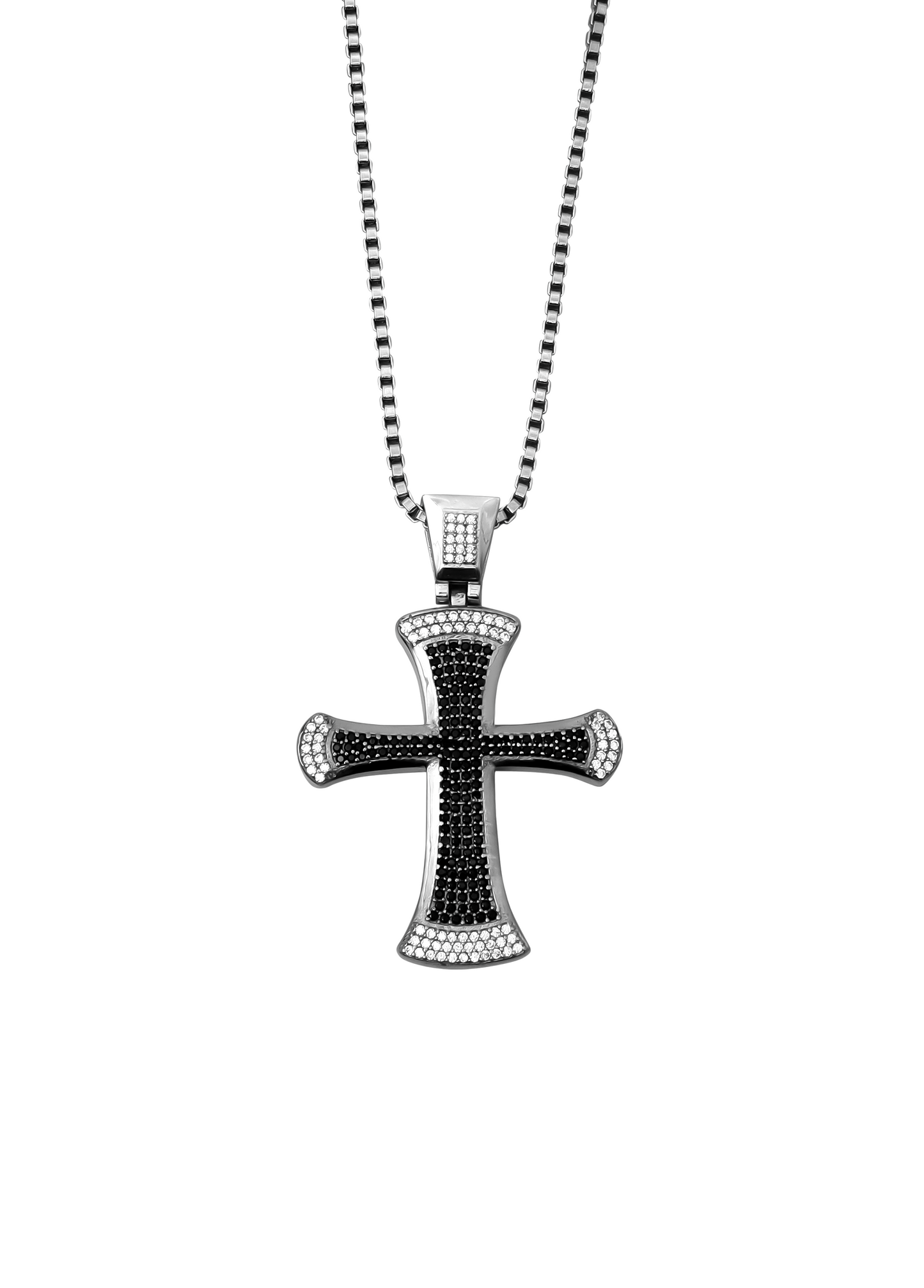 Roohan Iced Out Cross Pendant 3.0