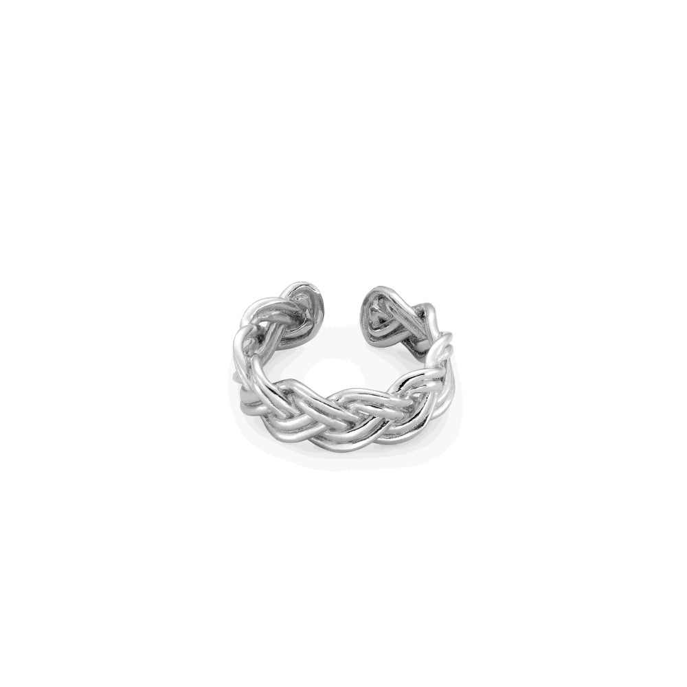 Roohan 925 Sterling Silver Double Knot Ring