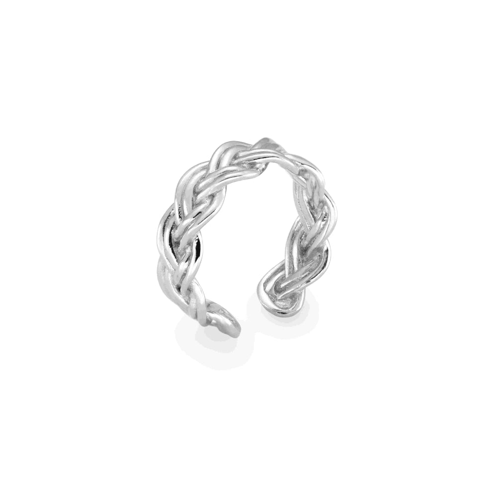 Roohan 925 Sterling Silver Double Knot Ring