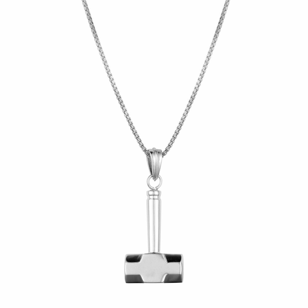 Roohan 925 Sterling Silver Hammer Pendant