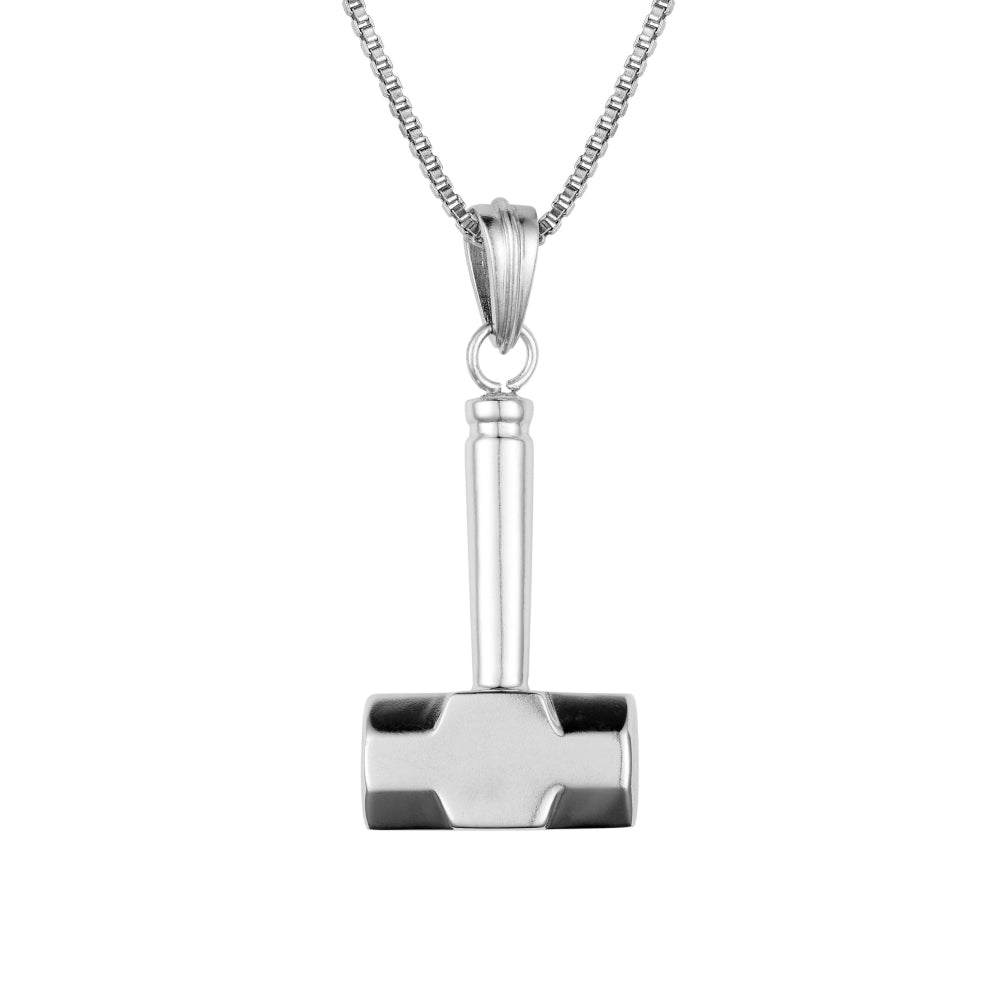 Roohan 925 Sterling Silver Hammer Pendant