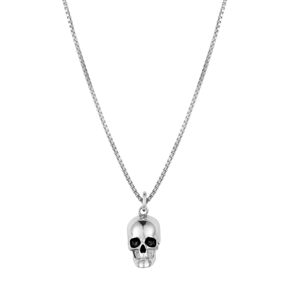 Roohan 925 Sterling Silver Skull Pendant