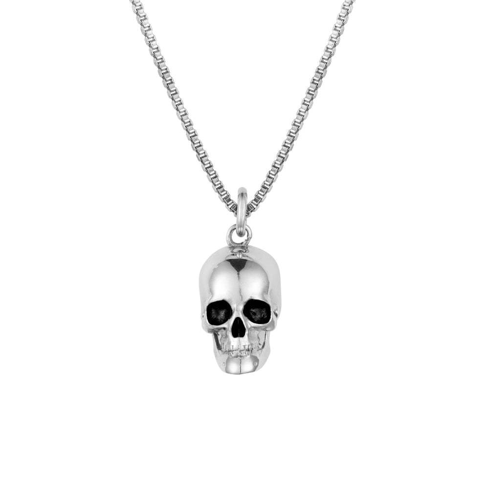 Roohan 925 Sterling Silver Skull Pendant