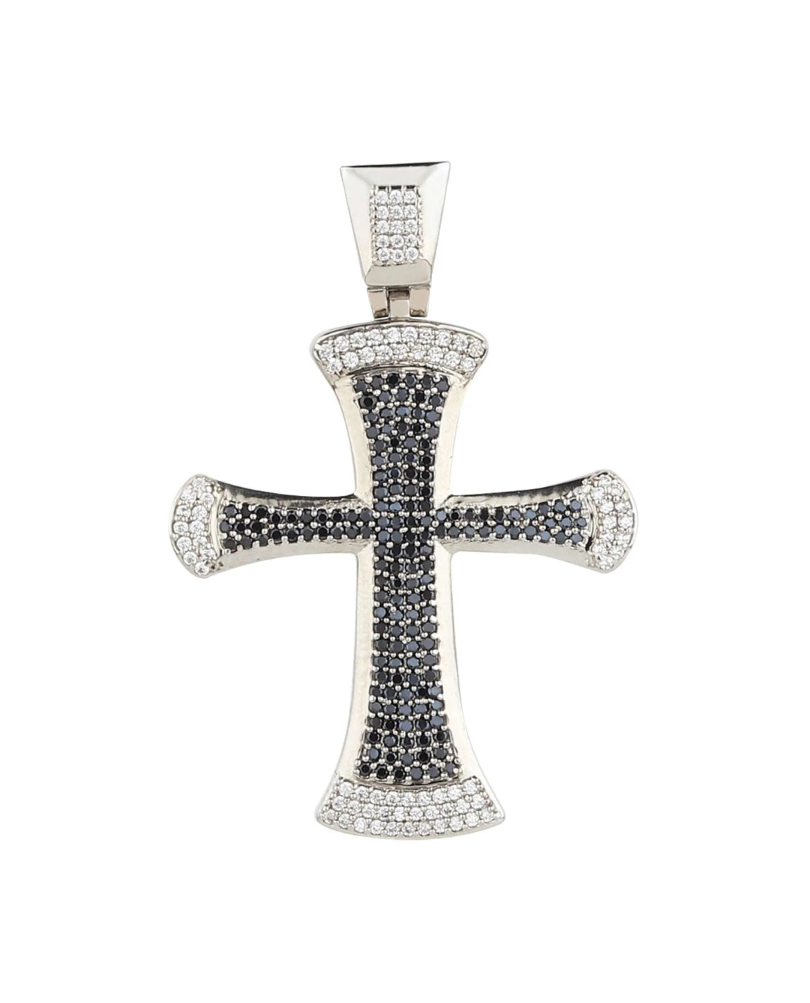 Roohan Iced Out Cross Pendant 3.0