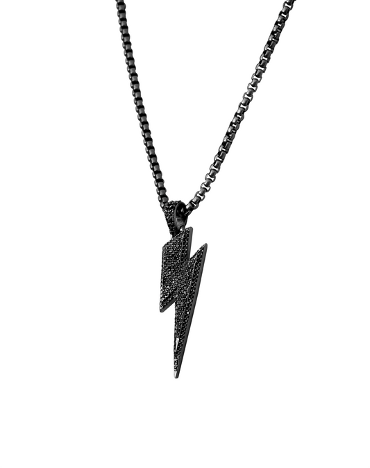 Roohan Iced Out Flash Pendant(Thunder Black)