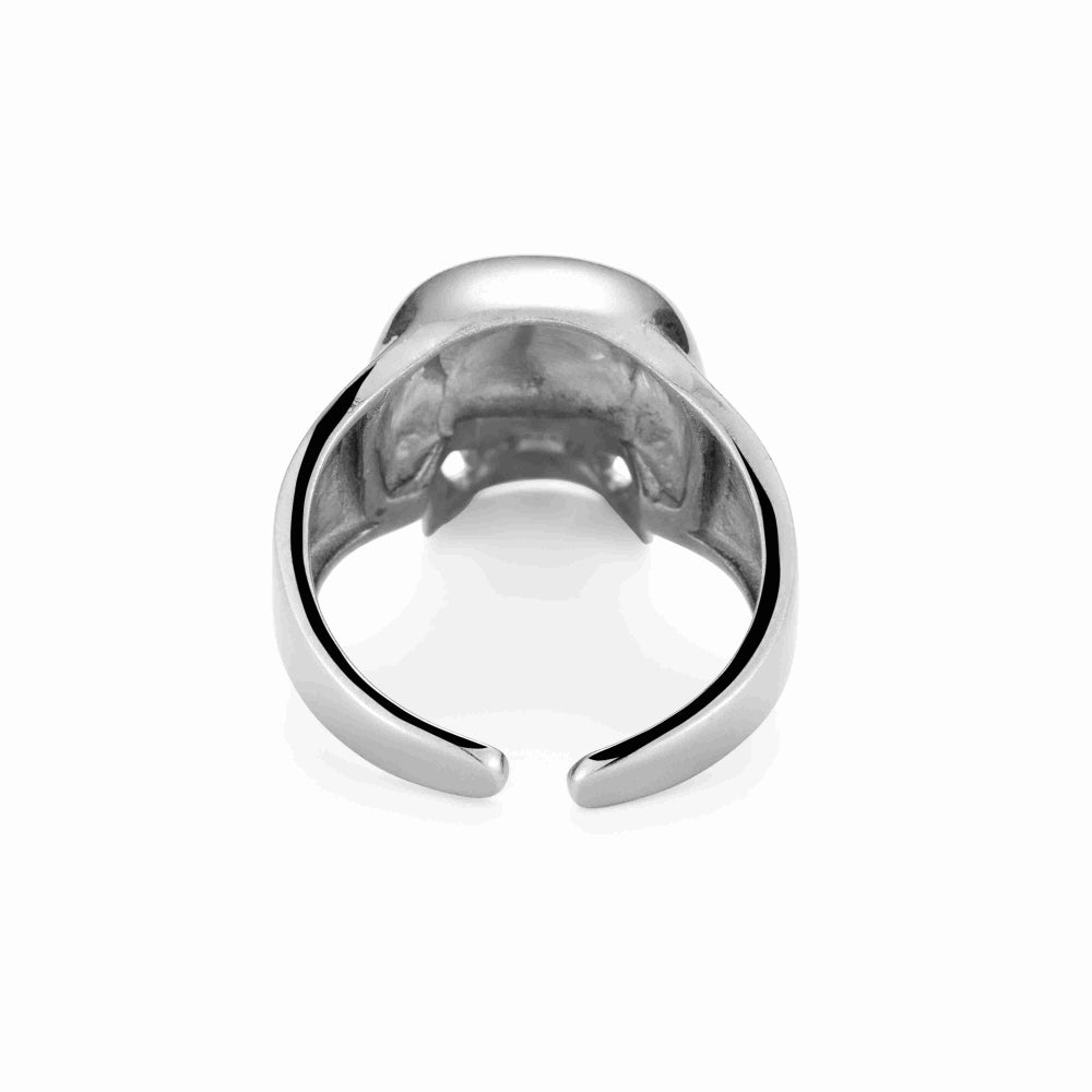 Roohan 925 Sterling Silver skull Ring