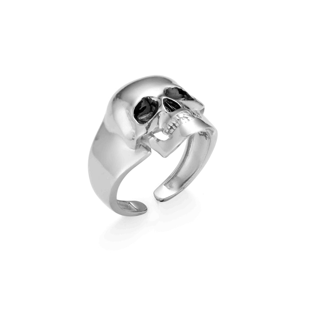 Roohan 925 Sterling Silver skull Ring